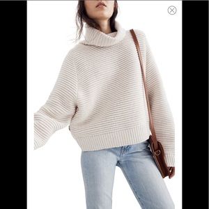 Madewell side button cozy turtleneck